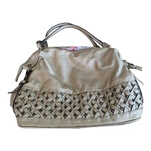 Big Buddha Bag Gold Tone Top Handle Purse